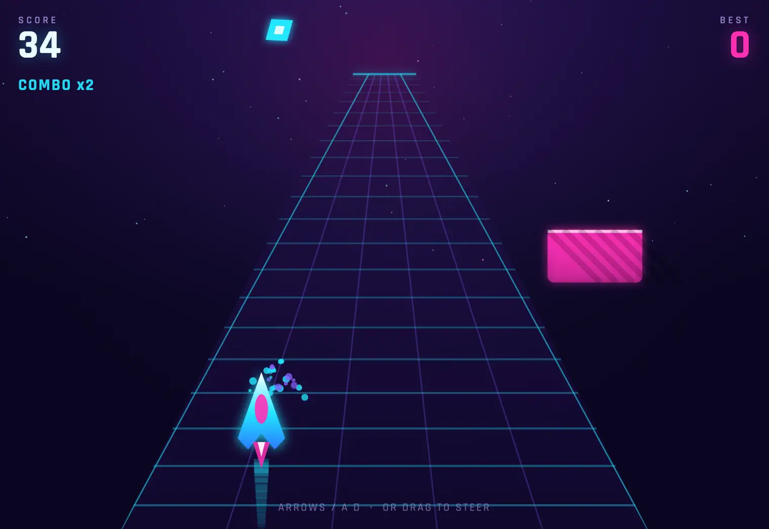 Neon Drift: Neon dodge-racer